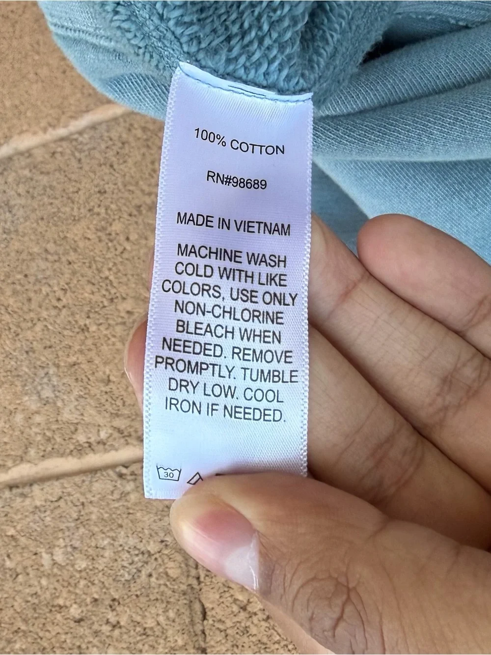 Todd Snyder x Champion Pocket Sweatshirt Dyed Blue Size XL French Terry